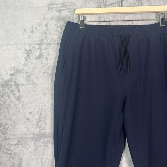 Never Not Hustling Navy Men’s Joggers Elastic Ankle Athletic Pants Size Large - Picture 5 of 10